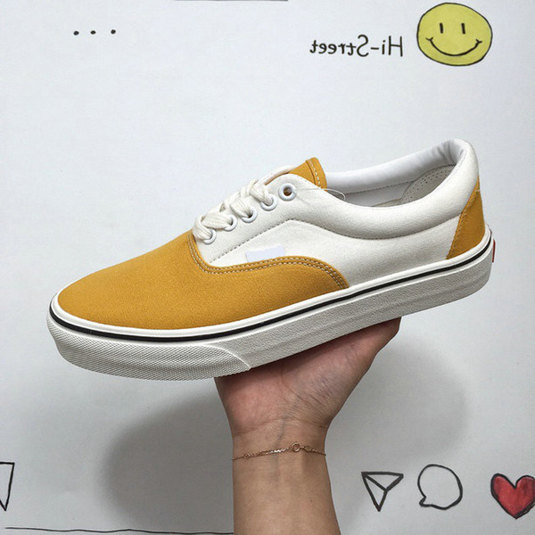 Luxury Brand Era Yellow Red White Mens Skate Shoes 2019 Canvas Joint Fashion Sneakers Shoes old skool zapatillas de deporte