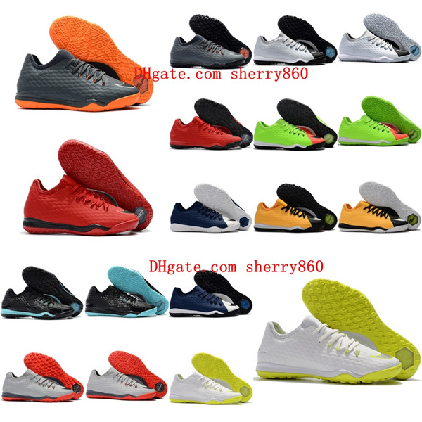 2018 mens indoor soccer shoes new soccer cleats hypervenom cleats football boots HypervenomX Finale II IC TF Turf shoes neymar boots