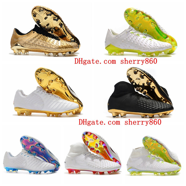 2018 soccer cleats word cup Tiempo Legend VII FG cheapest soccer shoes Hypervenom Phantom III DF mens football boots Magista Obra II