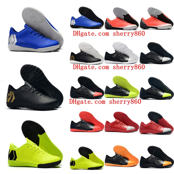 2019 mens VAPORX 12CLUB IC TF soccer cleats indoor turf soccer shoes Mercurial Superfly neymar CR7 football boots Ronaldo scarpe calcio