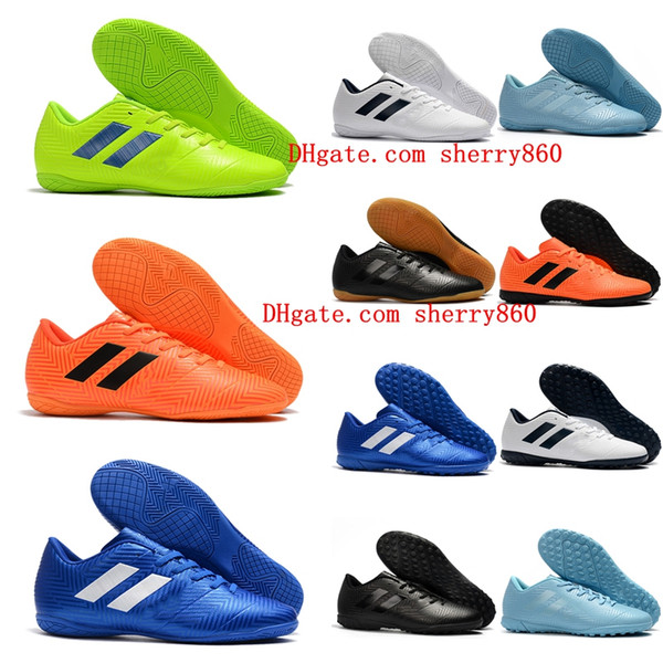 2018 turf soccer cleats Nemeziz Tango 18.4 IC TF indoor soccer shoes mens Crampons de football boots scarpe calcio size 39-46