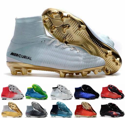 Mens Kids Soccer Cleats Mercurial CR7 Superfly V FG Boys Football Boots Magista Obra 2 Women Soccer Shoes Cristiano Ronaldo scarpe da calcio