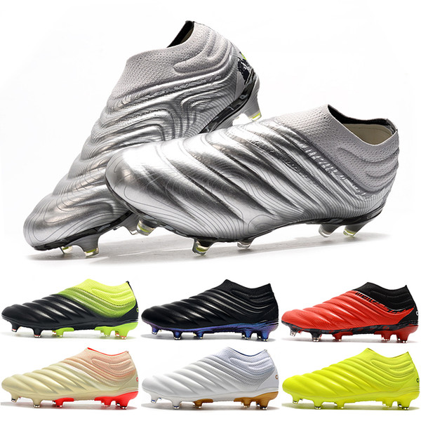 New Arrival Copa 20+ FG Mens Soccer Shoes 19 Black Mercurial Superfly Football Boots Boys Outdoor Sports Mundial Soccer Cleats Shoes EF8309