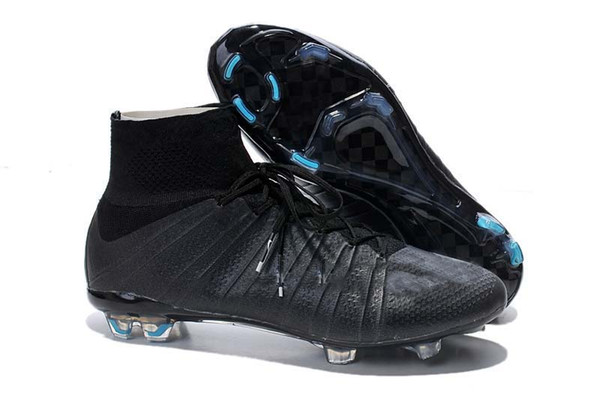 Top Quality Classic Style Black CR7 Football Boots Men/Women/Kids Mercurial Superfly V TF/IC FG CR7 Soccer Shoes Soccer Cleats