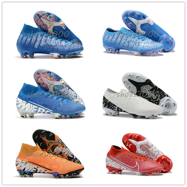 2019 360 frontal full lace human hair wigs cleats football boots taquets yellow blue white black mens soccer shoes fashion football cleats 3