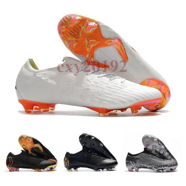 Hot Men Mercurial Vapors Fury VII XII Elite FG 12 Superfly VI 360 CR7 NJR Low Neymar Mens Shoes Cleats Size 39-45