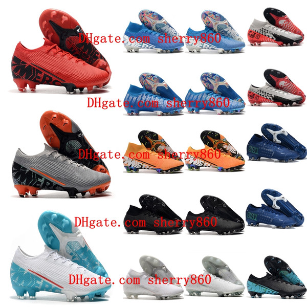 2019 mens soccer cleats Superfly 7 Elite SE Neymar FG soccer shoes outdoor Mercurial Vapors 13 Elite FG cr7 football boots Ronaldo