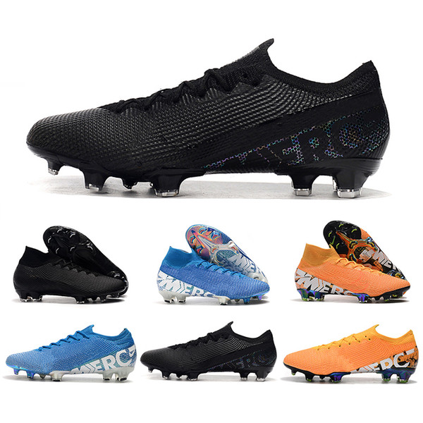 2020 Mens Low Ankle Football Boots Under The Radar Mercurial 13 Elite FG Soccer Shoes New Lights Neymar ACC Superfly 7 XIII 360 FG Cleats