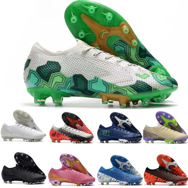 Mens Soccer Cleats Superfly 7 Elite SE Neymar FG Soccer Shoes Outdoor Mercurial Vapors 13 Elite FG Cr7 Football Boots Ronaldo