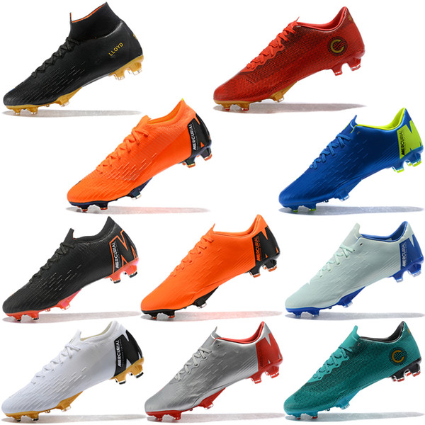 Assassin 12 Mercurial Superfly VI 360 Elite Football Boots XII Pro FG Waterproof Low TOP Quality Soccer Shoes Cleats botas de fútbol