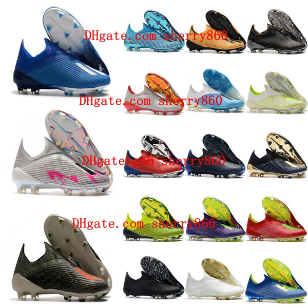 2019 top quality mens soccer shoes X 19 FG nemeziz soccer cleats cheap x 18 fg football boots scarpe calcio