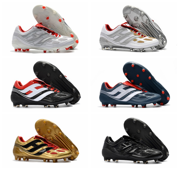 Classics Predator Precision Accelerator Electricity FG DB David Beckham 23 V 5 5s Men Soccer Shoes Cleats Football Boots Taquets Size 36-45