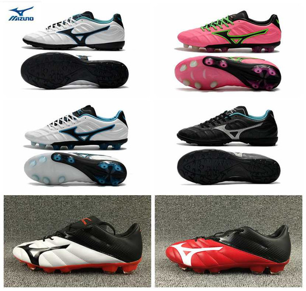 2018 Mizuno Rebula V1 BASARA AS WID FG NEO II Soccer Shoes Boys Maillots de Football Boots indoor Ourdoor Youth Cleats chaussures 39-45