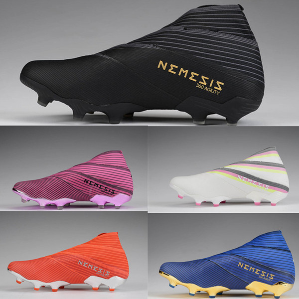 Nemeziz 19+ Mens Youth Junior soccer cleats FG 302 Redirect Pack Shoes outdoor football boots Dark Script Hardwired Inner Game Polarize Pack