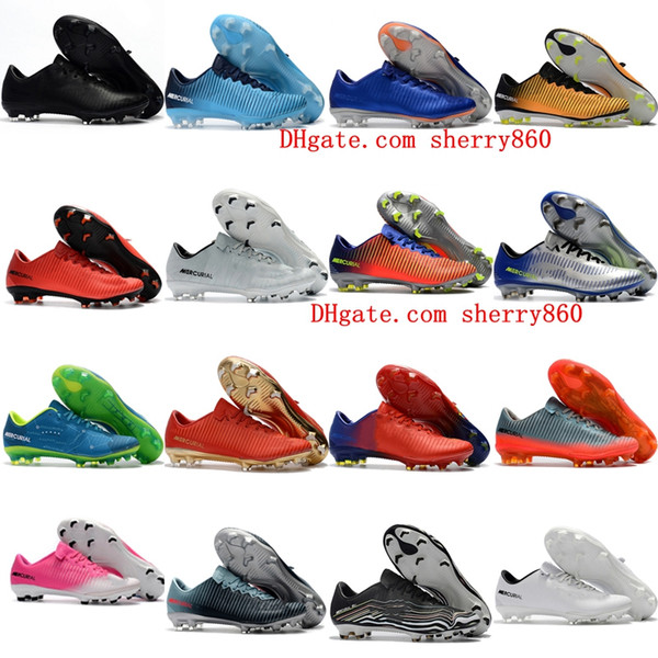 2019 original soccer cleats Mercurial VaporX XI botas de futbol Low Mercurial mens soccer shoes cheap football boots Ronalro neymar boots