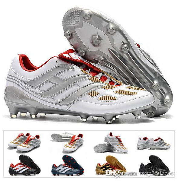 Classics Predator Precision Accelerator Electricity FG DB AG V 5 Beckham Becomes 1998 98 Men Soccer Shoes Cleats Football Boots Size 39-45