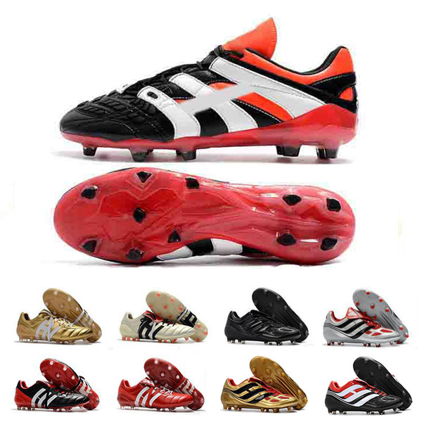 High Quality Football Boots Dream Back 98 Predator Accelerator Champagne FG/IC Soccer Shoes Soccer Cleats Sneakers