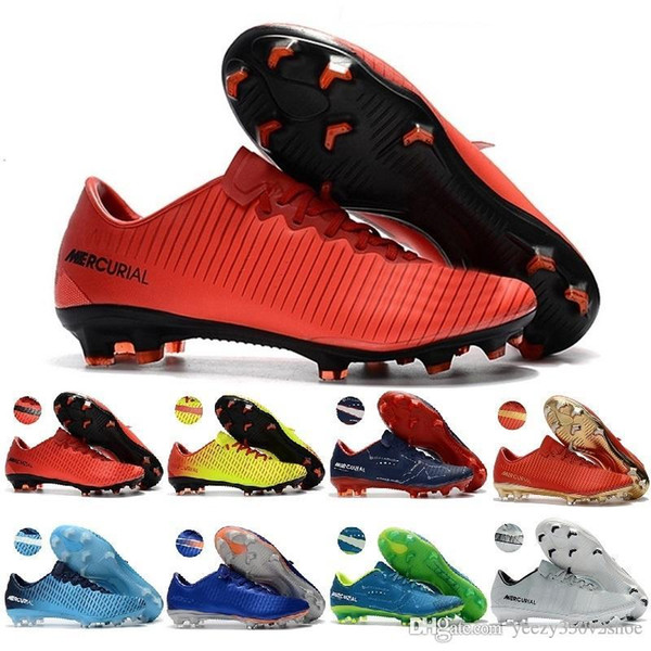 Hot sale 2018 Low Soccer Shoes Mercurial Superfly Ultra FG Football Boots womens Mens boys Soccer Boots Soccer Cleats 35-46