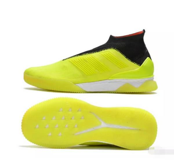 2018 World Cup Predator Tango 18+ TR Fluorescent Green Soccer Cleats Shoes Chuteiras Football Mens Top Sports Shoes Size 39-45