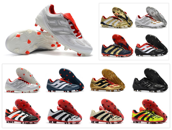 Classics Predator Precision Accelerator Electricity FG DB AG V 5 Beckham Becomes 1998 98 Men Soccer Shoes Cleats Football Boots Size 39-45