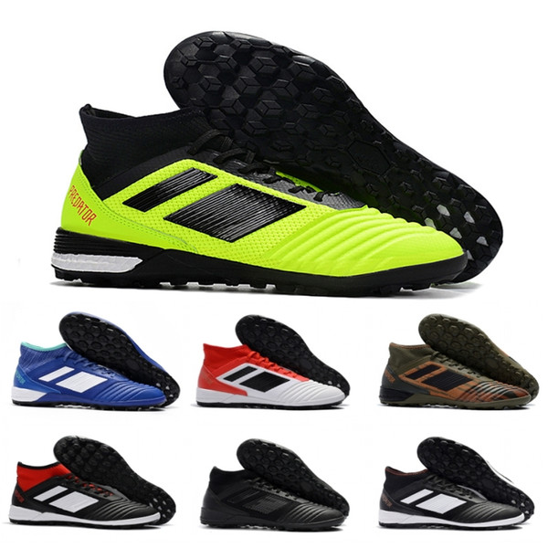 Wholesale Predator Tango 18.3 TF mens Flat Trainer soccer shoes Indoor football boots Athletics Discount Sneakers Size 39-45