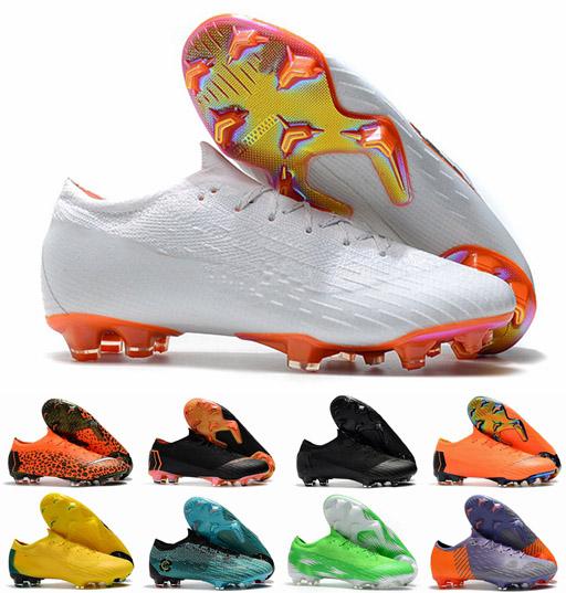 2018 New Mercurial Superfly VI 360 Elite FG XII Women Kids Mens Soccer Cleats Shoes Neymar chaussures Crampons de Football Shoes Size 35-45