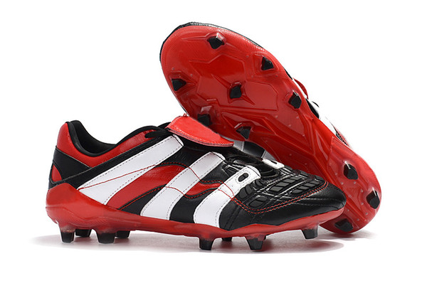 New Predator Accelerator Electricity FG Soccer Boots 98 Classic Football Boots Shoes Soccer Cleats Size US6.5-US11