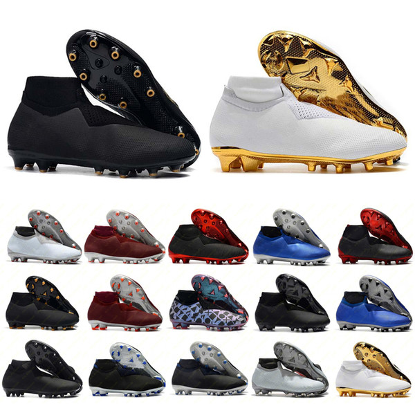 Mens soccer cleats Phantom VSN Elite DF FG AG outdoor soccer shoes x EA Sports Phantom Vision football boots scarpe calcio 39-45