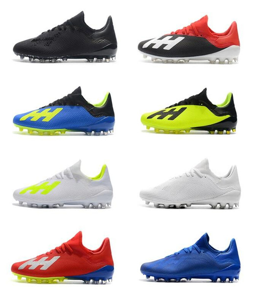 2019 New Cheapest Copa X 18.1 AG Mundial Leather Men Soccer Shoes Cristiano Ronaldo Soccer Cleats World Cup Football Boots botines futbol