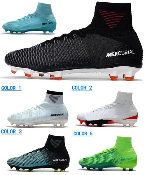 2018 Cheap Men ACC Mercurial Superfly V CR7 FG Cristiano Ronaldo Soccer Shoes High Quality Football Shoes Mens Soccer Cleats Soccer Boots