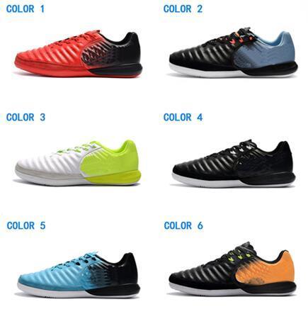 2018 Cristiano Ronaldo Timpo IC Soccer Shoes Turf Football Shoes Finale Street IC Indoor Soccer Boots Neymar Football Boots Football Cleats