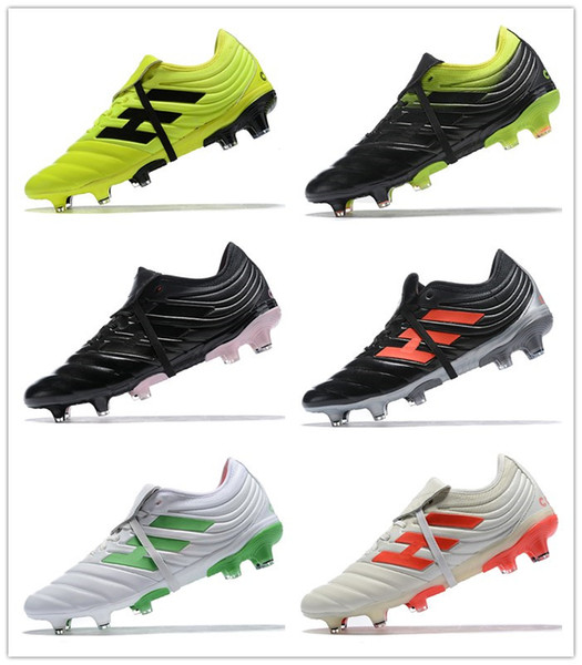 2019 New Copa 19.1+ Mundial Leather FG Men Soccer Shoes Predator Mania Soccer Cleats World Cup Football Boots botines futbol