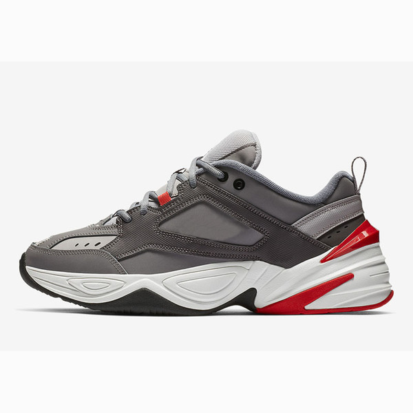 M2K Tekno 2019 Techno Future Trainers Shoes Women Men grey chunky dad shoe John Elliott Running Athletic M2K Collection