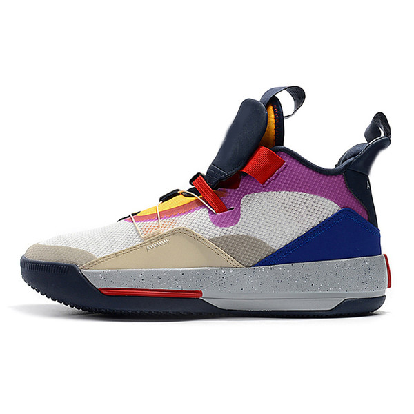 2019 New Jumpman XXXIII 33 Mens Basketball Shoes for Cheap High quality 33s Multicolors Tech Pack Guo Ailun Trainers Sneakers Size 40-46