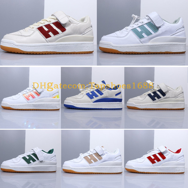 2019 New Original Forum Lo Mid Magic Button Sports Running Shoess Top quality Mens Women Fashion Trainers Designer Zapatillas Size 36-44