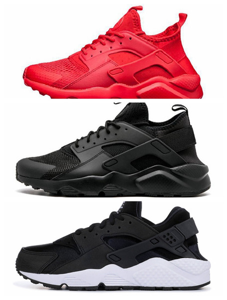 Huarache run ultra running shoes2019 for men women triple black white red breathable mens trainer fashion sports sneakers runner size 5.5-11