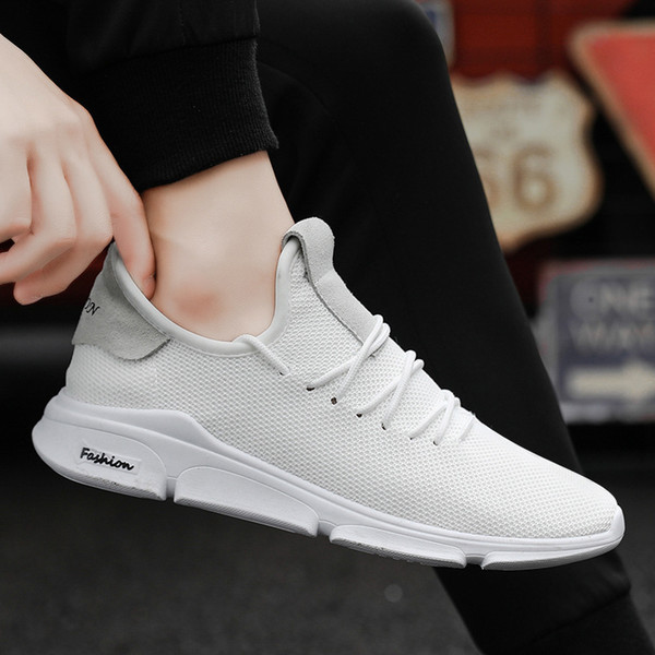 2018 new men's shoes summer sneakers breathable casual network shoes fashion running shoes Korean version spring and autumn size 39-44