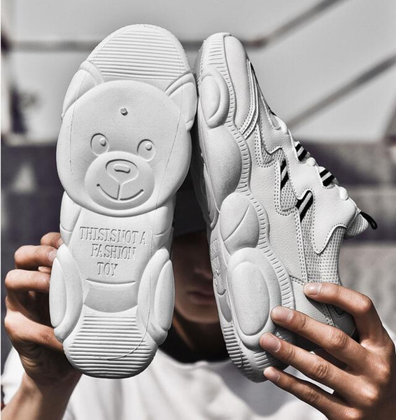 Little bear shoes 2019 new spring all-in-one spring style little white tide sports shoes web celebrity men's shoes comfortable