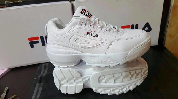 Disruptors 2.0 X Raf Simons unisex Trainers Sneakers 2019 Big Sawtooth Casual Shoes Sports Thick Bottom White Pink Fashion Running Shoe A129