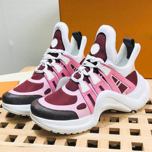 Brand New Running Shoes Women Vivid Multi Yellow Hybrid Sports Sneakers Women Running designer Shoes brand fashion luxury designer shoes