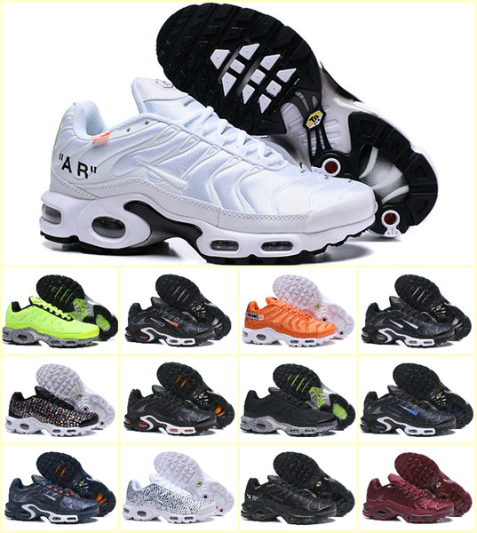 New Arrivals 2019 Original AIR TN Maxes Plus Shoes Breathable MESH Noir Tn Requin Chaussures OG Jogging Sneakers Basketball Tns Zapatillaes