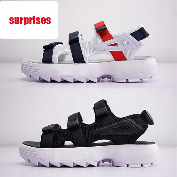 2019 new arrivel Original men women Summer Sandals black white red Anti-slipping Quick-drying Outdoor slippers Soft Water Shoe size 36-44