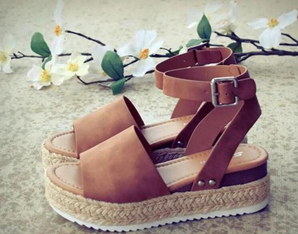 Wedges Shoes For Women Sandals Plus Size High Heels Summer Shoes 2019 Flip Flop Chaussures Femme Platform Sandals 2019