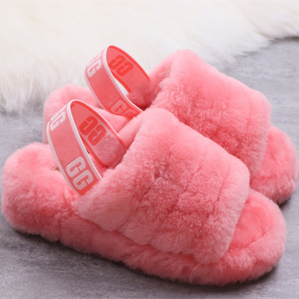 2019 new women's shoes Australia Fluff Yeah Slide Indoor Slippers designer brand casual shoes Flip Flops size 36-40