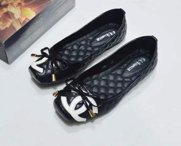 2019 designer leisure shoes ladies fashion designer single shoe interior flat heel shoes high 35-42