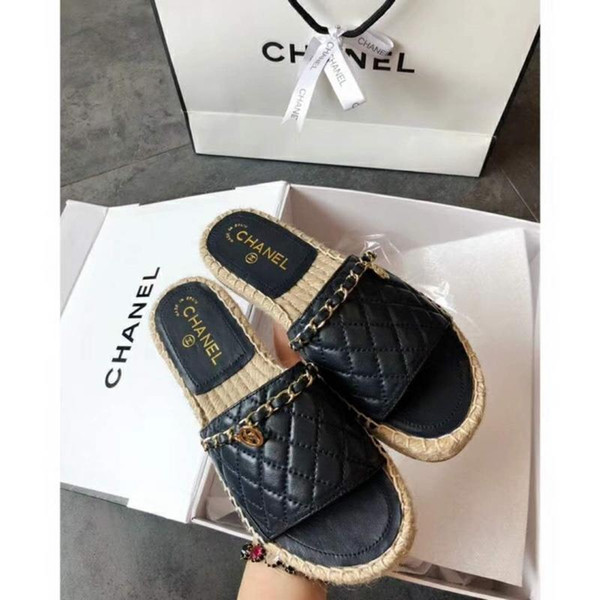 Free shipping! 2018 spring summer sandals women fashion designer shoes men genuine leather with box