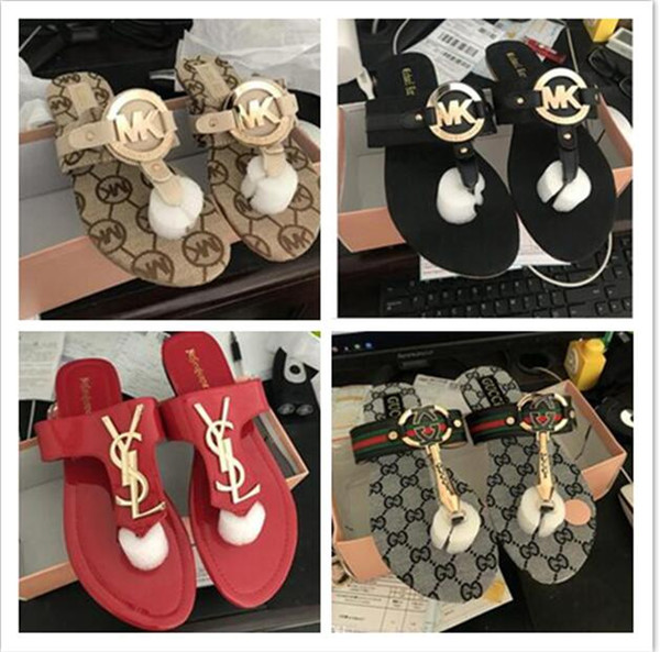 Europe and the United States new plastic chain beach shoes candy color jelly sandals chain flat bottomed out sandals35-42