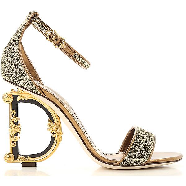 High Heels Sandals for woman, Genuine Leather Dressing Pumps with D Baroque & G Sculpted Heel sandals