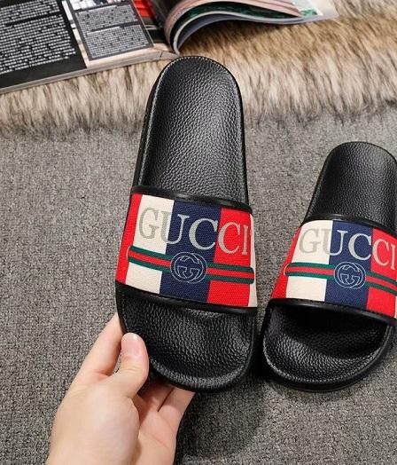 2019 The New luxury mens and womens fashion linen checkboards slide sandals couple lovers unisex beach slippers size euro 35-45