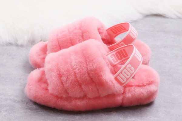 2019ug-gThe high quality ashion trend single product velvet sandals slippers design switch in casual slippers and comfortable 36-41